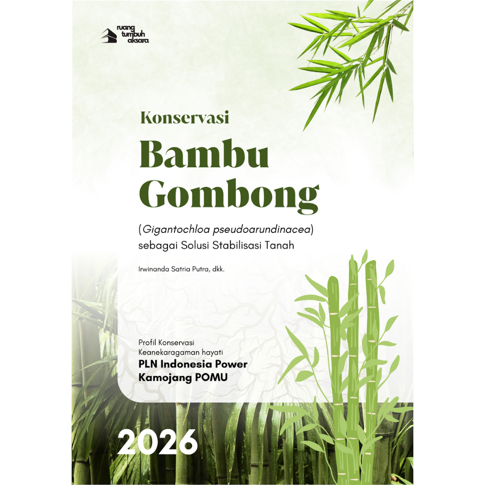 Sampul Konservasi Bambu Gombong (Gigantochloa pseudoarundinacea) sebagai Solusi Stabilisasi Tanah karya Irwinanda Satria Putra, Tri Setia Wibowo, Hasia Ahmadi, Reza Mardian, Asep Sunandar dan Yanuar Widi Prabowo